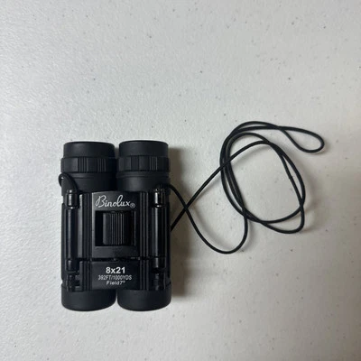 Binolux Binoculars 8x21, 392 ft / 1000 yds, Field 7, Ruby Coated Lenses - Image 1 of 4