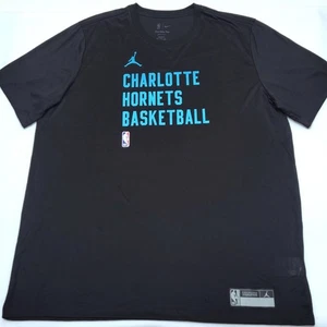 TEAMAUSGABE Jordan Dri-Fit On-Court Charlotte Hornets NBA Shirt 2XLT XXL TALL - Bild 1 von 8