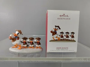 SELTEN NEU HALLMARK ANDENKEN 2019 GOOD SCOUTS DONALD DUCK DISNEY ORNAMENT - Bild 1 von 10