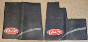 Peterbilt OEM Slush Style Rubber Front Floor Mats  w/Red Logo PFMPBL0G0D-NG - Picture 1 of 3