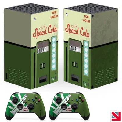 VINYL REALITY Drink SPEED COLA XBOX SERIES X Skin Decal Vinyl Sticker Wrap