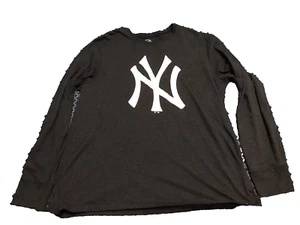 New York Yankees 47' MLB Baseball Logo Club Maglietta Manica Lunga Uomo Taglia XL - Foto 1 di 8