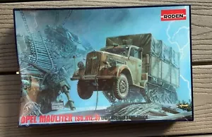 RODEN 1/72 WW II GERMAN SD.KFZ. 3 OPEL MAULTIER SEMI-TRUCK MODEL KIT # 715 F/S - Bild 1 von 6