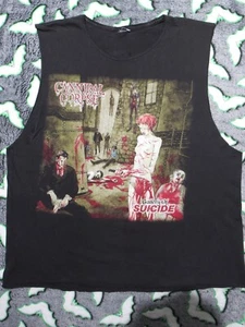 CAMISETA DE COLECCIÓN AÑOS 90 CANNIBAL CORPSE Gallery Of Suicide gira por Estados Unidos xl Gore Metal Death - Imagen 1 de 8