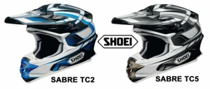 CASQUE SHOEI VFX-W HELMET "COLLECTOR".. SABRE .... ENDURO SUPERMOTARD SX MX - Imagen 1 de 3