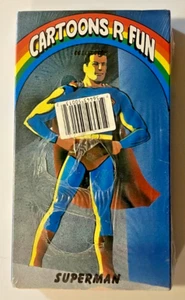 Superman Cartoons R Fun - VHS 1989 Vidtape Inc - Sealed Mint New! - Picture 1 of 4