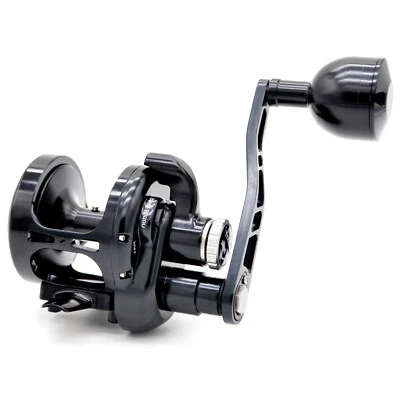 CAMEKOON Multirolle mit Schiebebremse Meeres Trolling Angelrolle Bremskraft 30kg - Bild 1 von 4