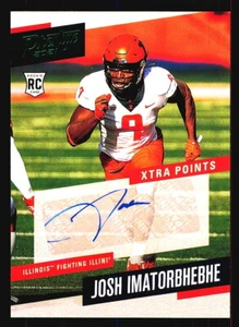 2021 Panini Draft Josh Imatorbhebhe Prestige Xtra Points Auto Green Illinois - Picture 1 of 2
