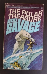 DOC SAVAGE #4 BANTAM THE POLAR TREASURE KENNETH ROBESON ROSA CVR VG - Picture 1 of 1