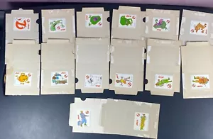 Lote de 15 cajas de gelatina y pegatinas de gelatina GHOSTBUSTERS RARAS 1984 de colección - Imagen 1 de 10