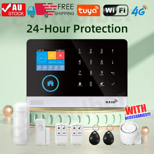 Wireless Home security 4G +WiFi APP Control Burglar House Office Alarm System AU