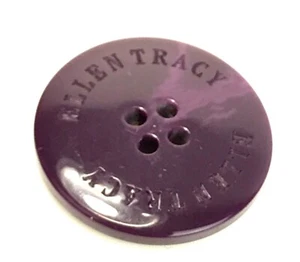 Ellen Tracy Plastic Purple Blend Main Front Replacement Button 1.10" - Picture 1 of 2