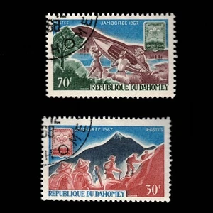 Dahomey, Scott 239-240, Boy Scout Jamboree, 1967, used, 109090 - Picture 1 of 2