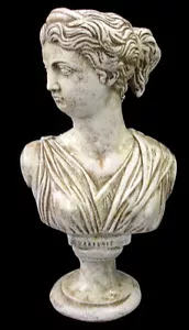Vintage antike Oberfläche griechische Büste der Artemis Kunst Statue Skulptur Wohnkultur - Bild 1 von 8