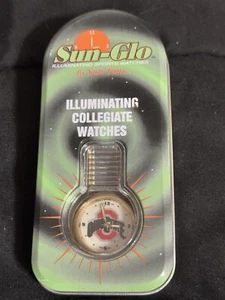 Ohio State Buckeyes  Sun-Glo Illuminating Watch Sun Time 1995 Vintage - Picture 1 of 3