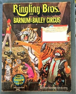 Programa de circo Ringling Bros. and Barnum & Bailey (1973) libro de pb, edición 102 - Imagen 1 de 8
