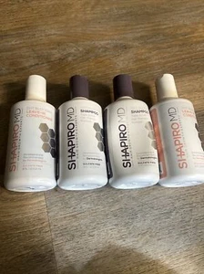 X4 Shapiro MD DHT BLOCKING Shampoo+Leave-In Conditioner 8oz Each, 2 of Each - Picture 1 of 5