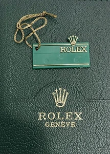 Authentic Vintage 80s Rolex Crown Green Hang Tag Submariner Sea dweller Datejust - Picture 1 of 3