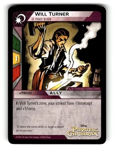 Tarjeta de juego 2006 Disney Piratas del Caribe Will Turner #PDC133 - Imagen 1 de 4