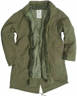 U.S. M65 Fishtail Shell Parka With Liner Mil-Tec Olive Winter Coat - Image 1 of 3