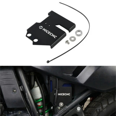 Kit protector de cubierta de batería de aluminio para Kawasaki KLR650 2008-2017 2018 Foto 1 de 4