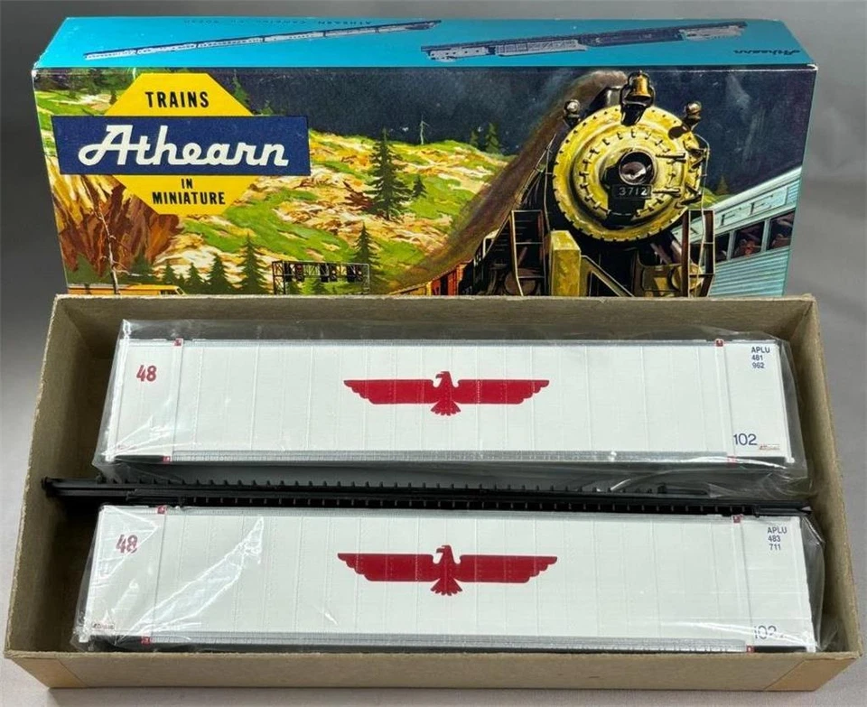 Athearn #5702 HO Scale APL 48' Containers (2) NIB - Image 1 of 1