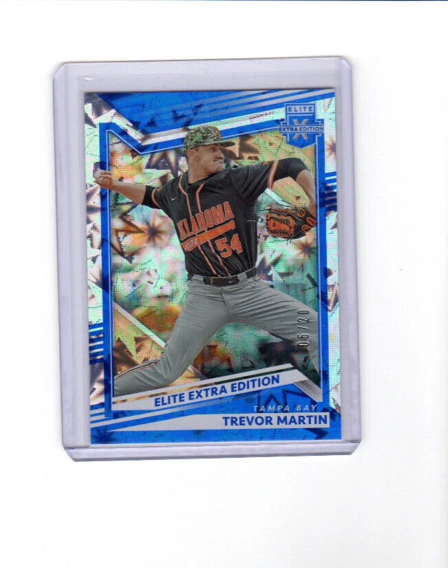 2022 Elite Extra Edition FOTL Blue Fireworks Trevor Martin 5/20 - Image 1 of 1