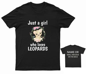 Just a girl who loves Leopards T-Shirt Leopard - Picture 1 of 14