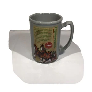 SEAWORLD CLYDESDALES RAISED PICTURE TALL MUG VGUC - Picture 1 of 5