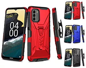 for Nokia G400 5G Case Transform Armor Kickstand Holster Cover+PryTool - Picture 1 of 5