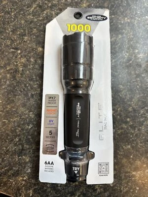 Police Security Trac-Tact LED Tactical Flashlight, 1000 Lumens, Model# 99449 - Image 1 of 4