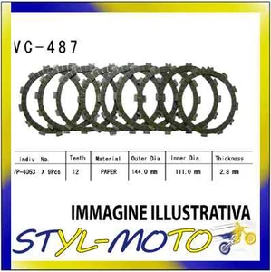 Kit Dischi Frizione Sughero Vesrah Kawasaki ZX 600 Ninja ZX 6R 600 2002 - Picture 1 of 1