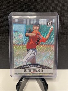 2019 Panini Donruss Franchise Features Justin Verlander #FF6 Rapture Parallel