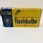Vintage Ge 5B Flashbulbs 12 Blue Guaranteed Rhenium Unused In Original Box