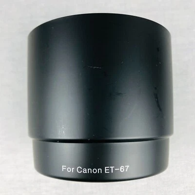 Lens Hood For Canon ET-67 ET67  EF 100mm 2.8 USM Macro Good Replacement - Image 1 of 4
