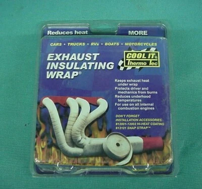 NEW THERMO TEC EXHAUST INSULATING WRAP HEADERS 11002 2"X50' RACE SCCA NHRA IHRA - Image 1 of 4