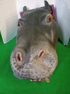 Hippo Forum Novelties Latex Overhead Adult Costume Mask - Picture 1 of 5