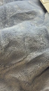 Baby Blue Faux Fur Minky Fleece Fabric 1 Yard 62 Inches F58 - Picture 1 of 5