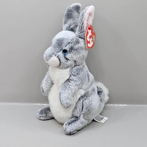 Ty Beanie Baby Hopper the Rabbit New Tagged Retired 2000 D.O.B Aug 7th 2000 - Picture 1 of 8