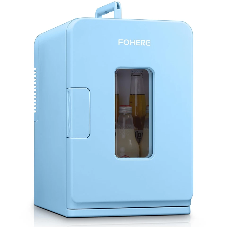 FOHERE Mini Frigo 2 in 1 Frigorifero Portatile da 15 Litri con Funzione di - Immagine 1 di 1
