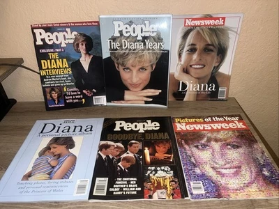 👑 Princess Diana Magazines Lot of 6 – People, Newsweek, Ladies Holes Journal - Image 1 of 4