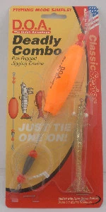 Señuelo DOA DCCIGAR-313 Deadly Combo Cigar Flotador Camarones Transparente/Dorado Brillo Foto 1 de 1