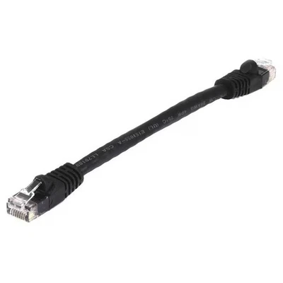Monoprice Ethernet Cable,Cat 6,Black,0.5 ft. 7498 Monoprice 7498 844660074984 - Image 1 of 3