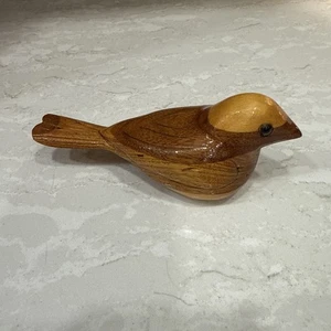 Llave de cabina vintage tallada en madera para pájaros - Imagen 1 de 7