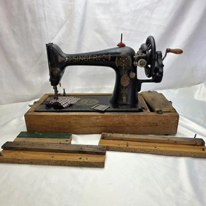 Vintage Singer Sewing Machine Egyptian Lotus Design 66K *Please Read* - Picture 1 of 19