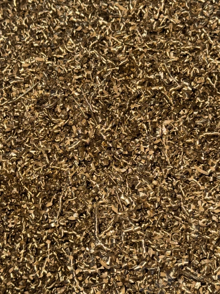 Dekomaterial ''BrassCurlz'', hochwertige Messing-Späne, gold - Bild 1 von 1