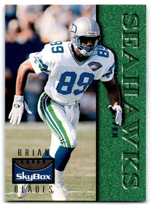1995 SkyBox Premium Brian Blades Seattle Seahawks #124 - Image 1 of 2
