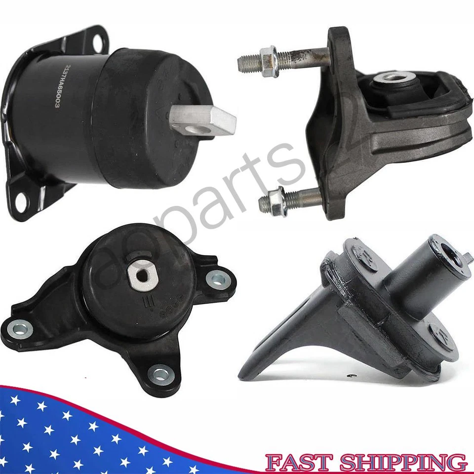 Juego de montaje de motor y transmisión 4 piezas. 2010-2014 para Acura TSX 3,5 L tracción delantera para automático. Foto 1 de 4