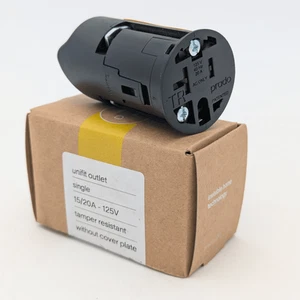 Prado Unifit Hardwired Wireless Outlet 15/20A 9000-0003 (W/out Cover Plate) - Picture 1 of 7