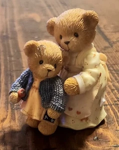 Cherished Teddies 2000 Jan And Elise First Day Of School Figurine 789666 - Picture 1 of 3